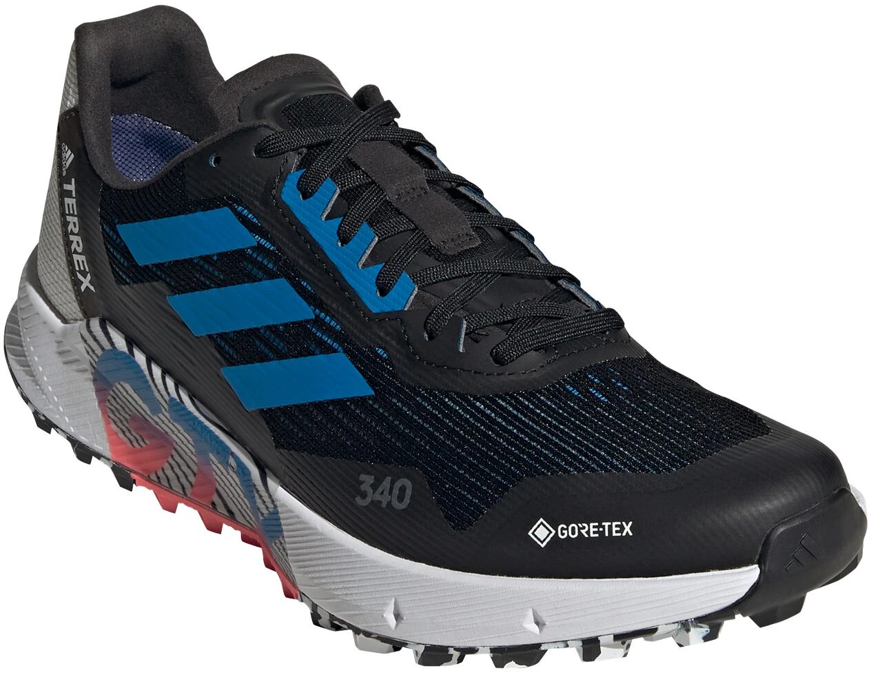 Adidas TERREX Agravic Flow 2 GTX Trail Running Shoes Men, Zwart/wit