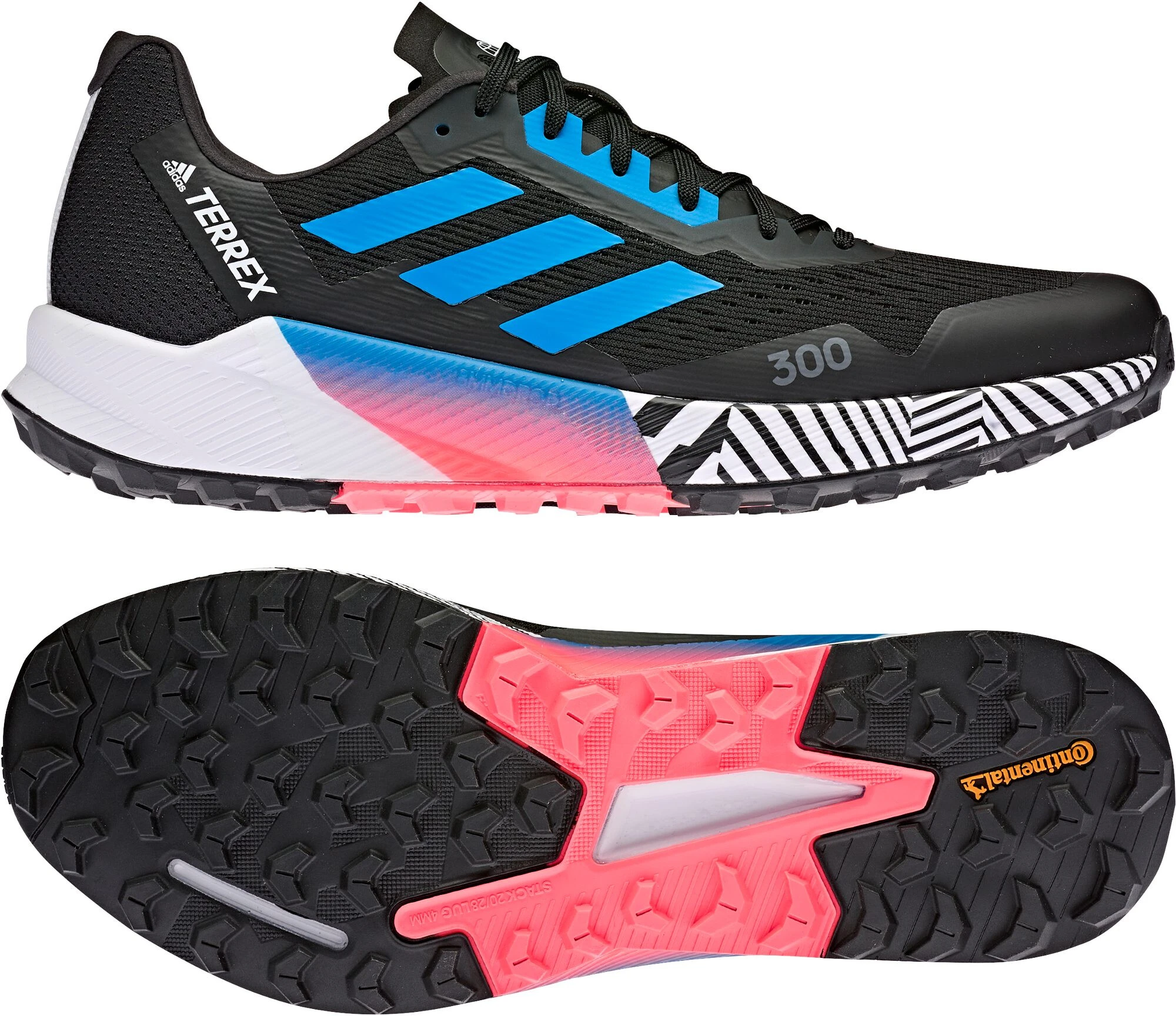 Adidas TERREX Agravic Flow 2 Trail Running Shoes Men, Zwart/grijs - Afbeelding 4