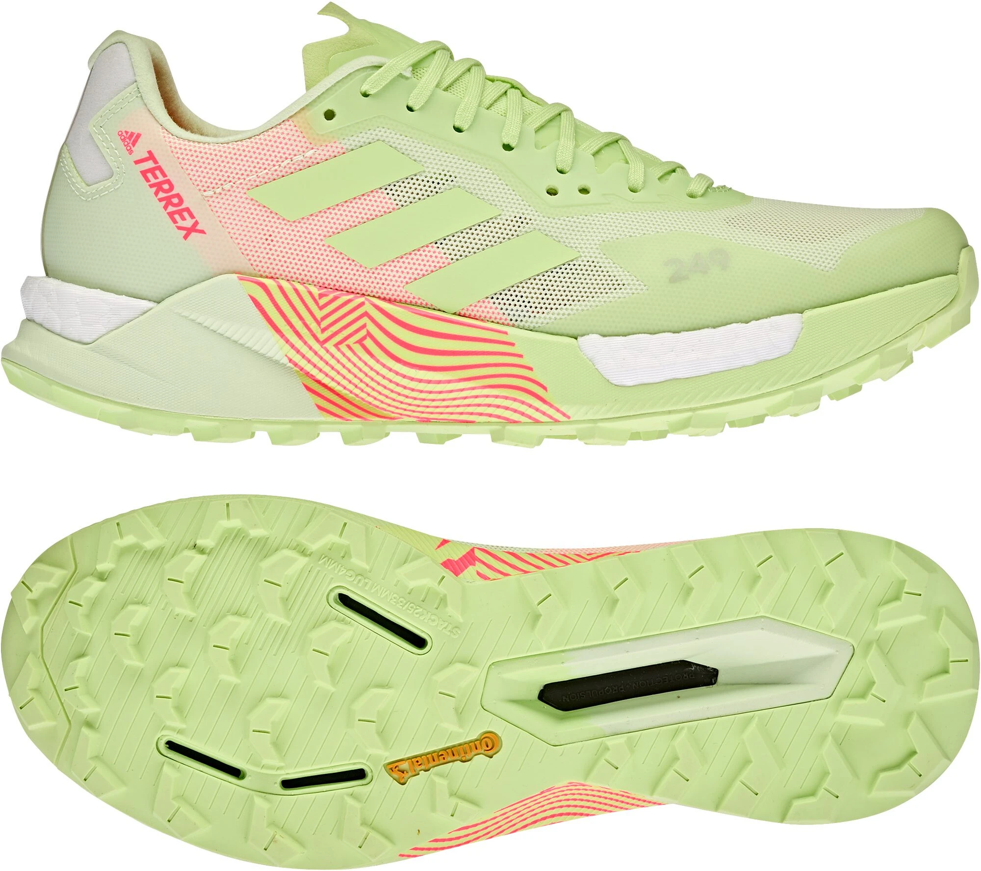 Adidas TERREX Agravic Ultra Trail Running Shoes Women, Groen - Afbeelding 4