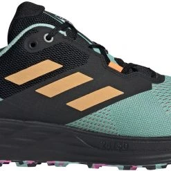 Adidas TERREX Two Flow Trail Running Shoes Men, Groen