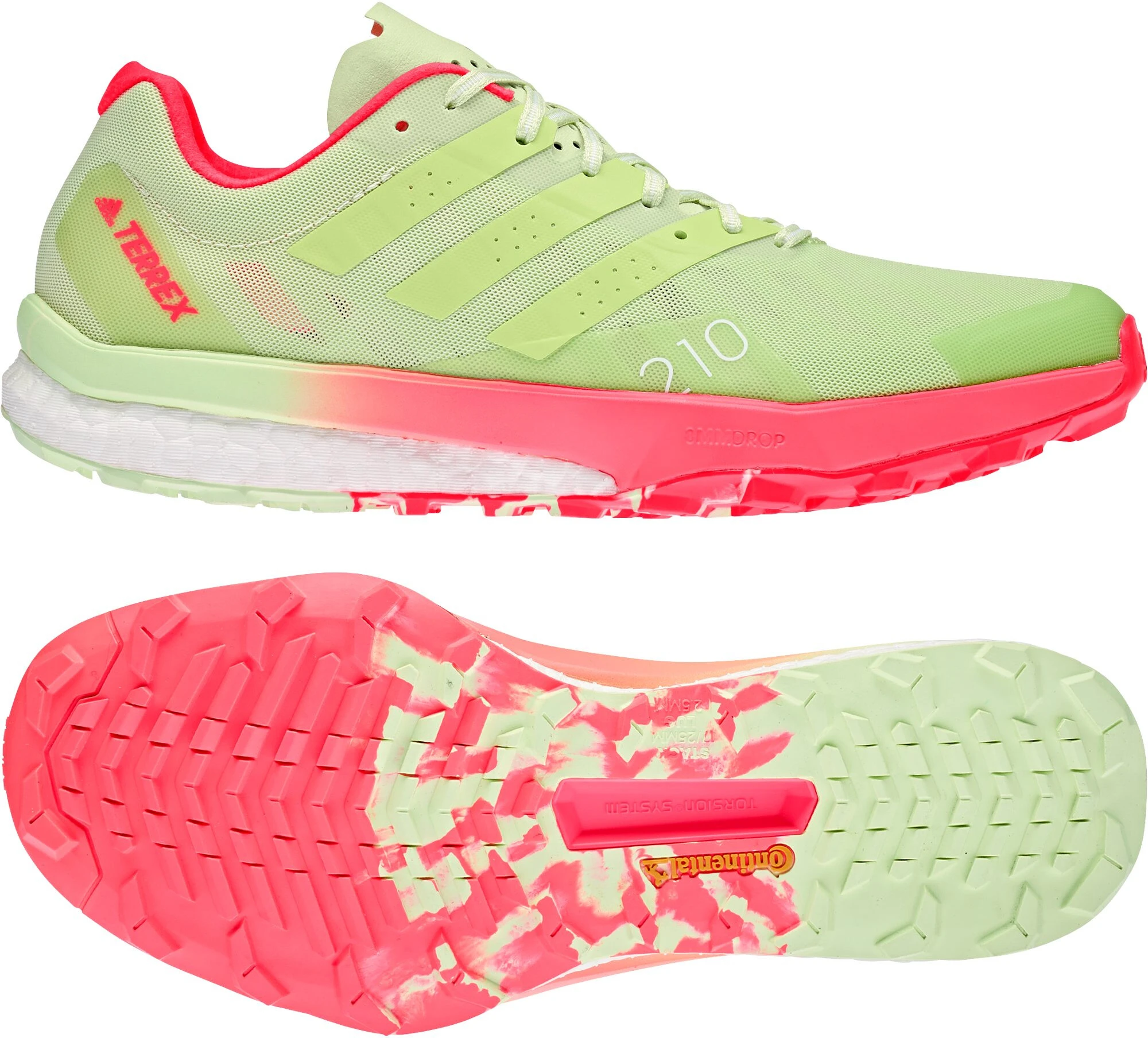 Adidas TERREX Speed Ultra Trail Running Shoes Women, Groen/rood - Afbeelding 4