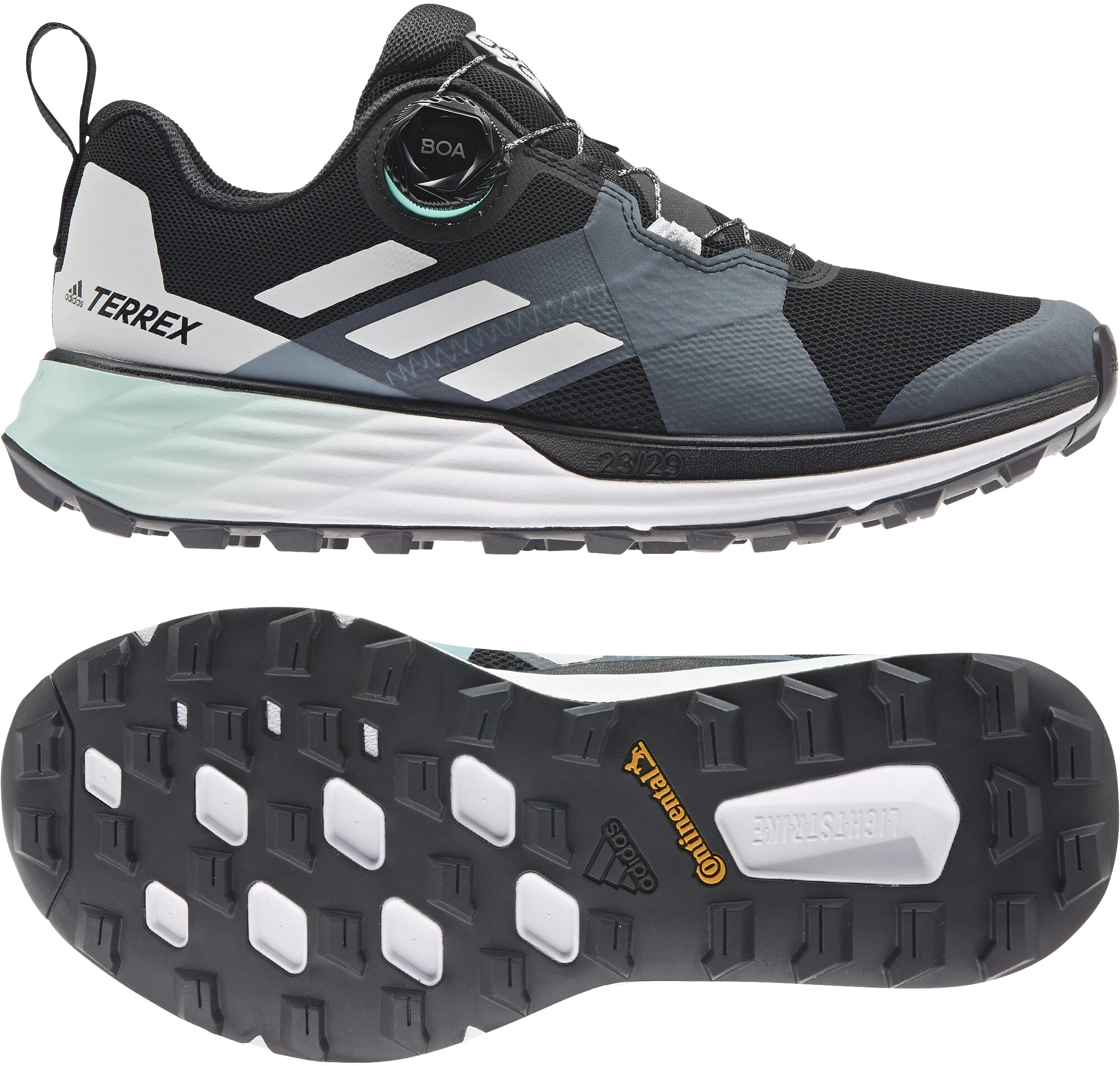 Adidas TERREX Two Boa Trail Running Shoes Women, Zwart/grijs - Afbeelding 5