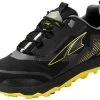 Altra Lone Peak All Weather Low Shoes Men, Zwart/geel