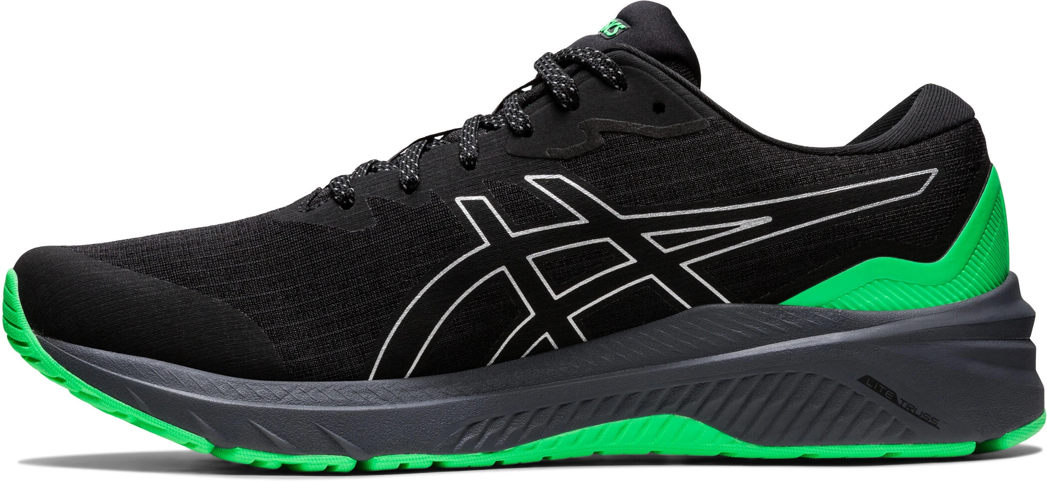 Asics GT-1000 11 Lite-Show Shoes Men, Zwart/groen - Afbeelding 2