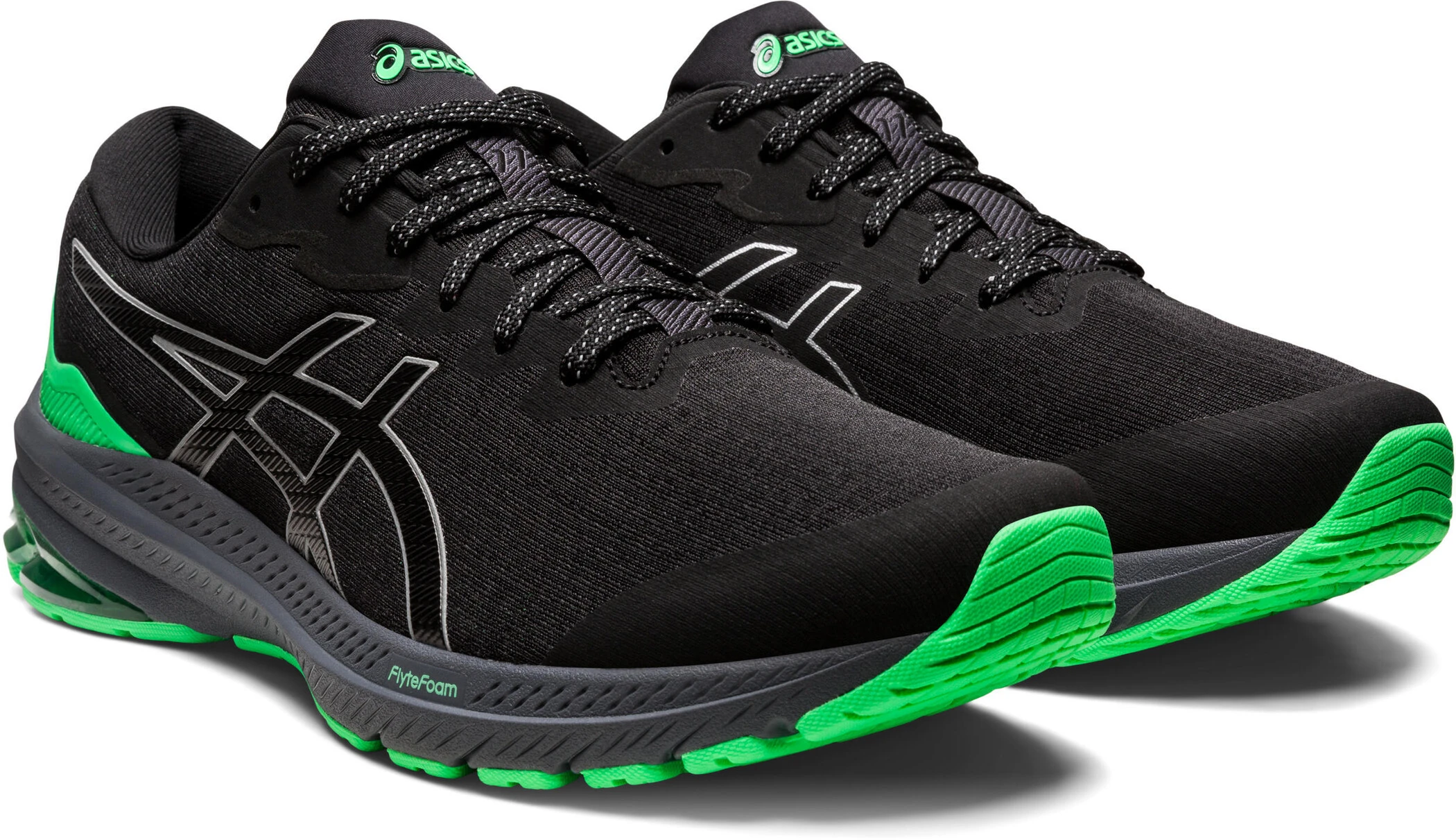Asics GT-1000 11 Lite-Show Shoes Men, Zwart/groen - Afbeelding 6