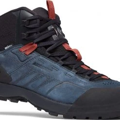 Black Diamond Mission Leather Mid WP Approach Shoes Men, Zwart/bruin