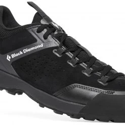 Black Diamond Mission XP Leather Approach Shoes Men, Zwart/grijs