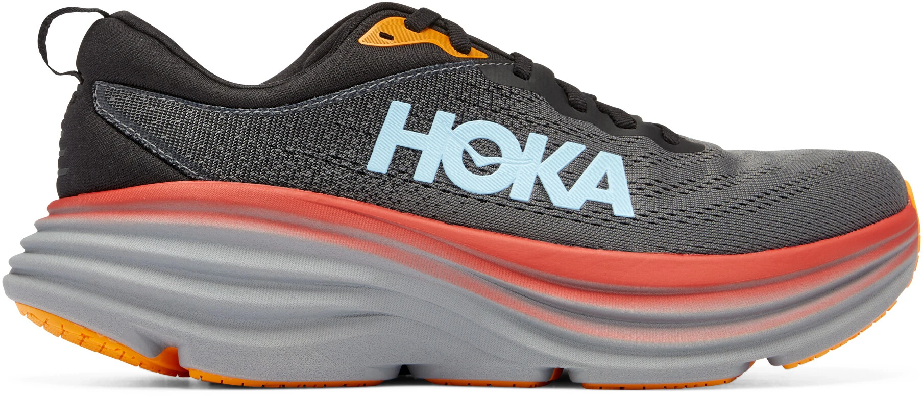 Hoka One One Bondi 8 Running Shoes Men, Geel/wit - Afbeelding 3