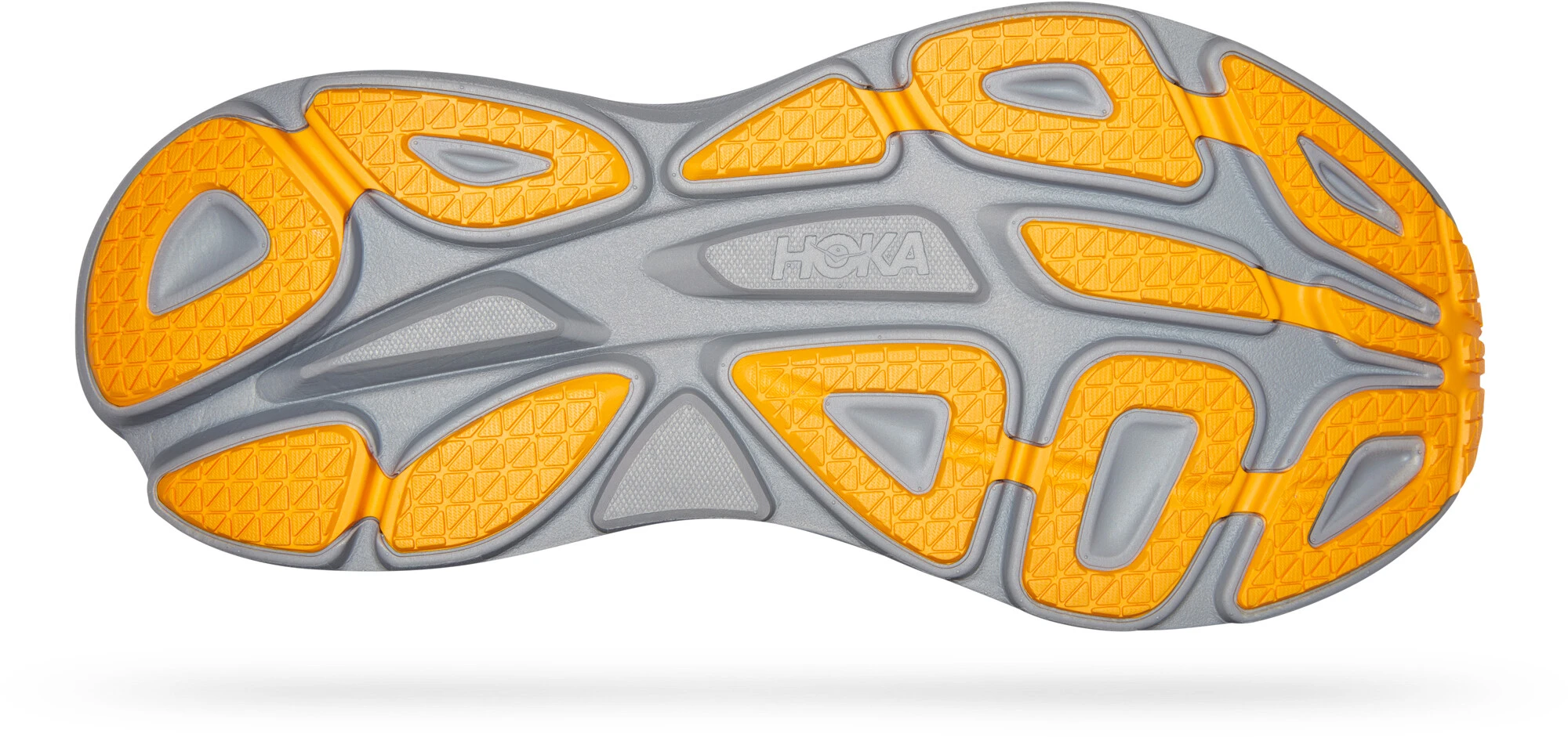 Hoka One One Bondi 8 Running Shoes Men, Geel/wit - Afbeelding 8