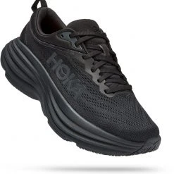 Hoka One One Bondi 8 Wide Running Shoes Women, Zwart
