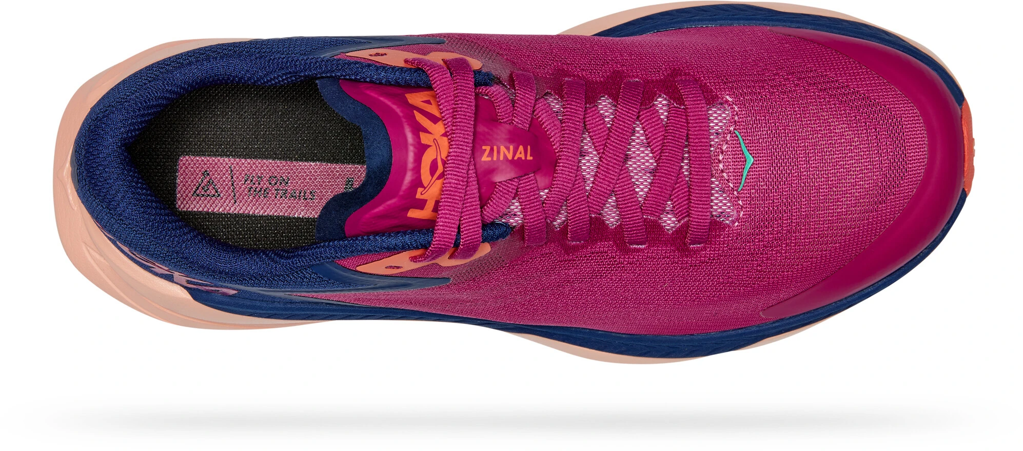 Hoka One One Zinal Running Shoes Women, Roze/blauw - Afbeelding 6