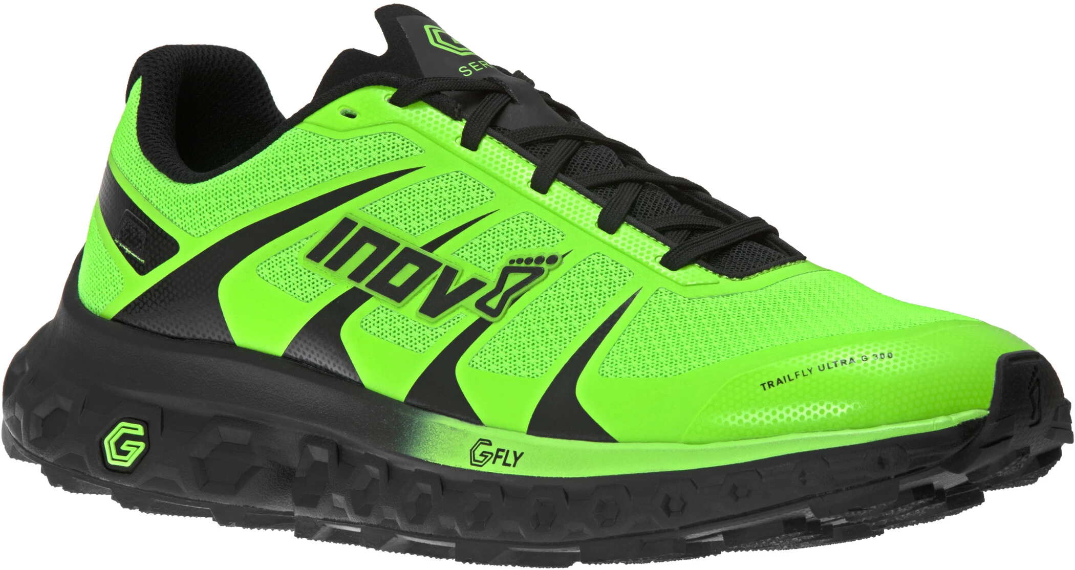 Inov-8 TrailFly Ultra G 300 Max Shoes Men, Grijs/blauw
