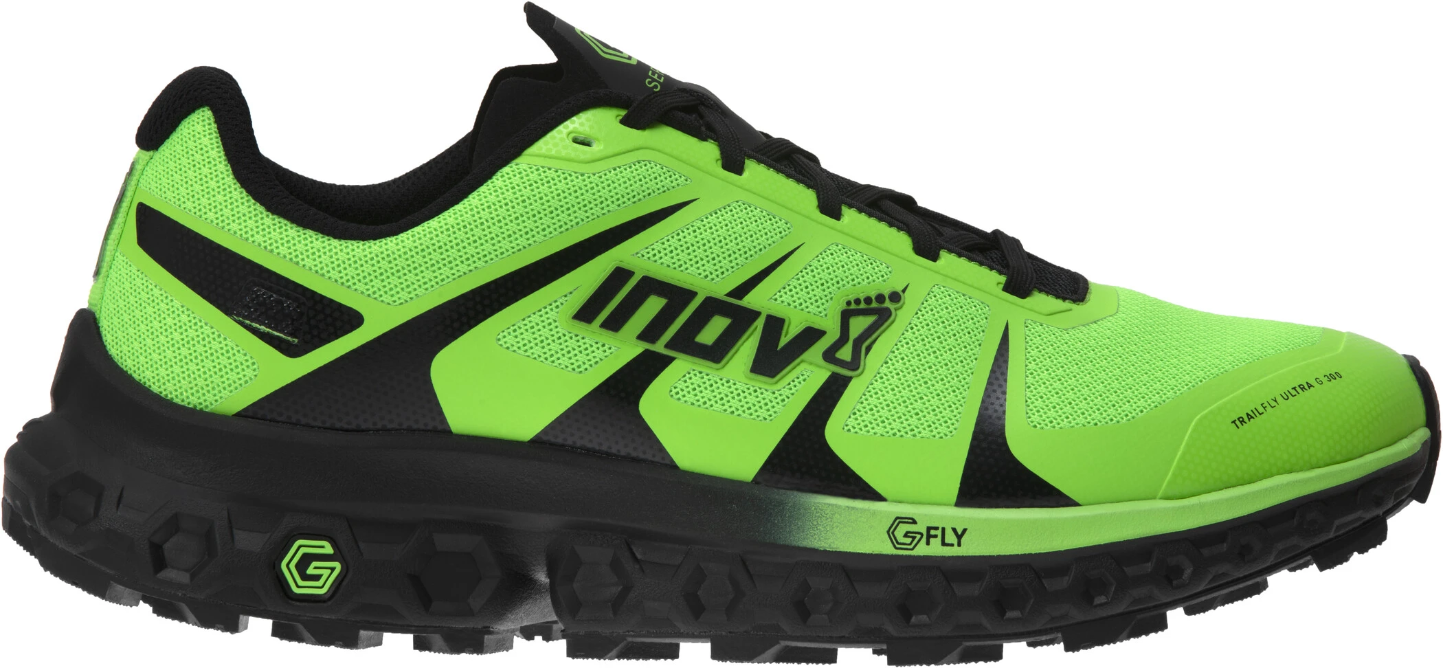 Inov-8 TrailFly Ultra G 300 Max Shoes Men, Grijs/blauw - Afbeelding 2