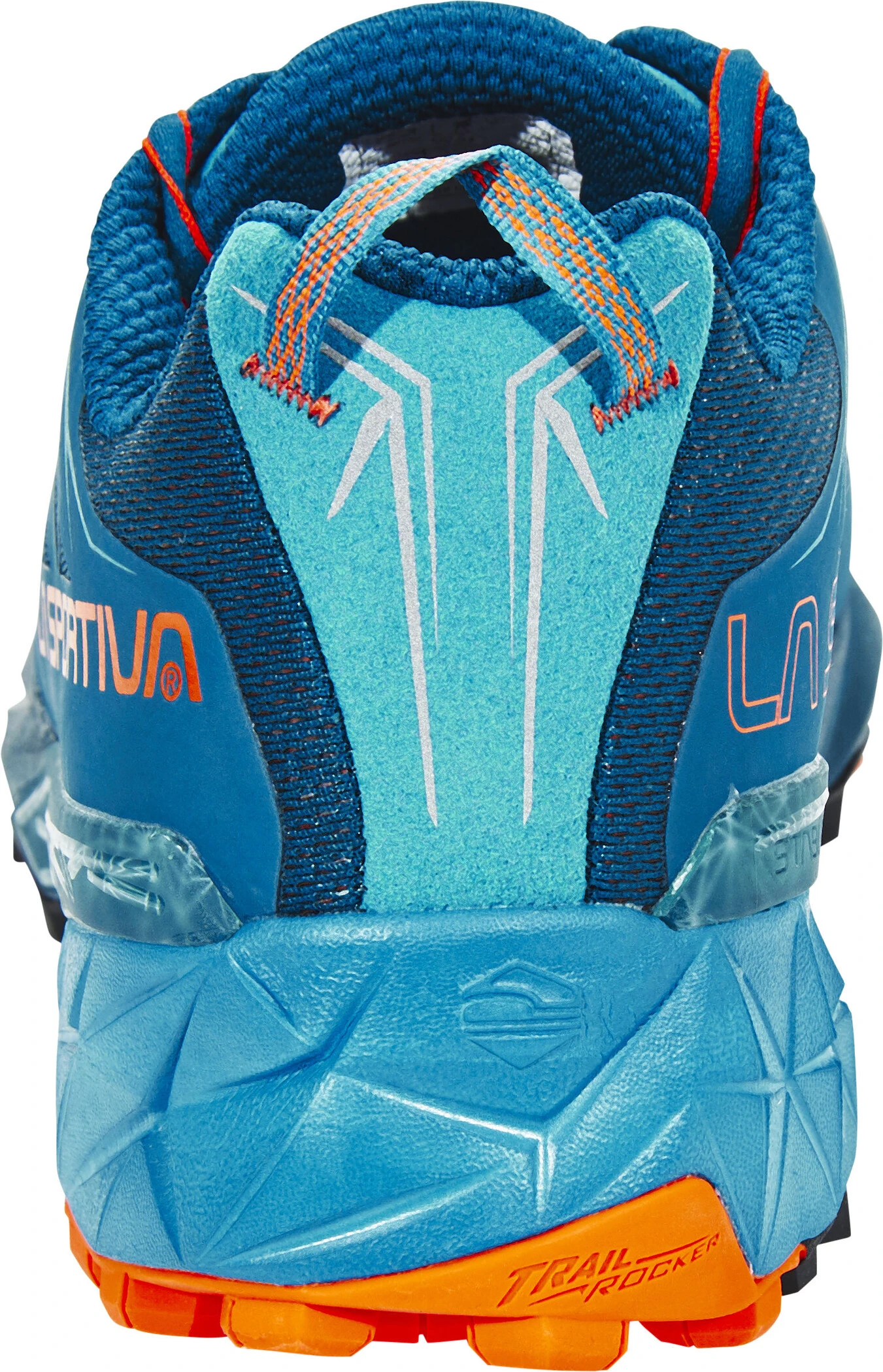 La Sportiva Akyra Hardloopschoenen Heren, Petrol/oranje - Afbeelding 5