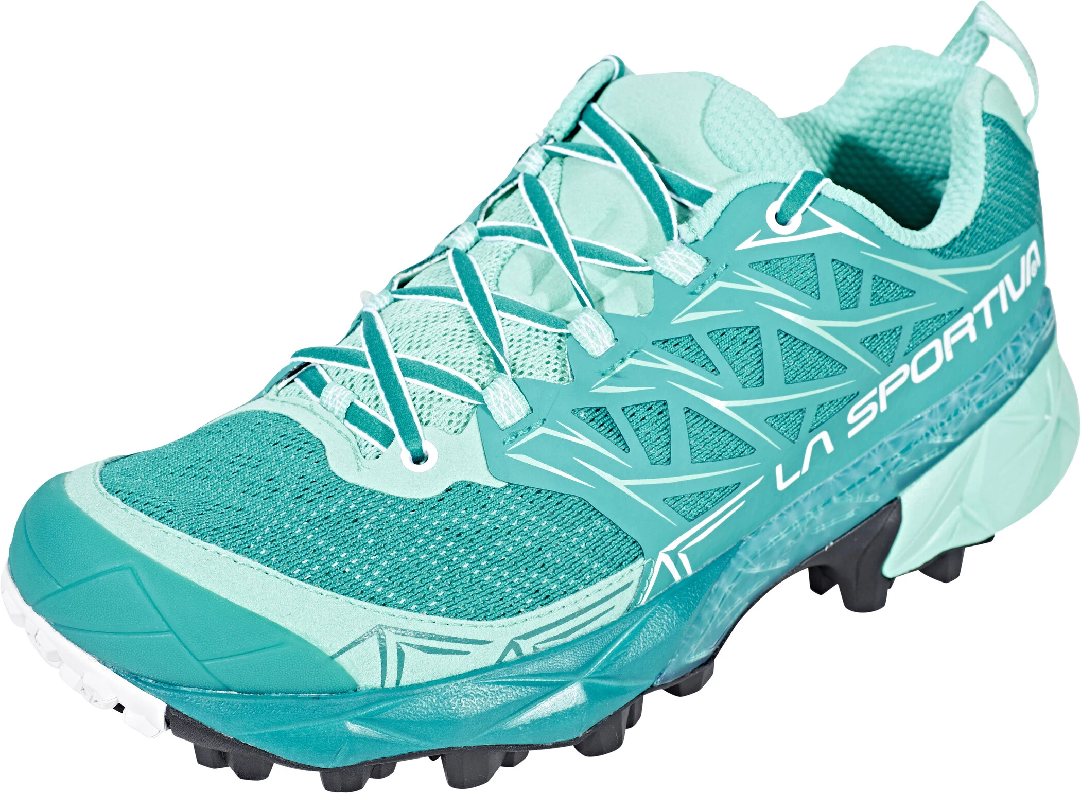 La Sportiva Akyra Hardloopschoenen Dames, Blauw/rood