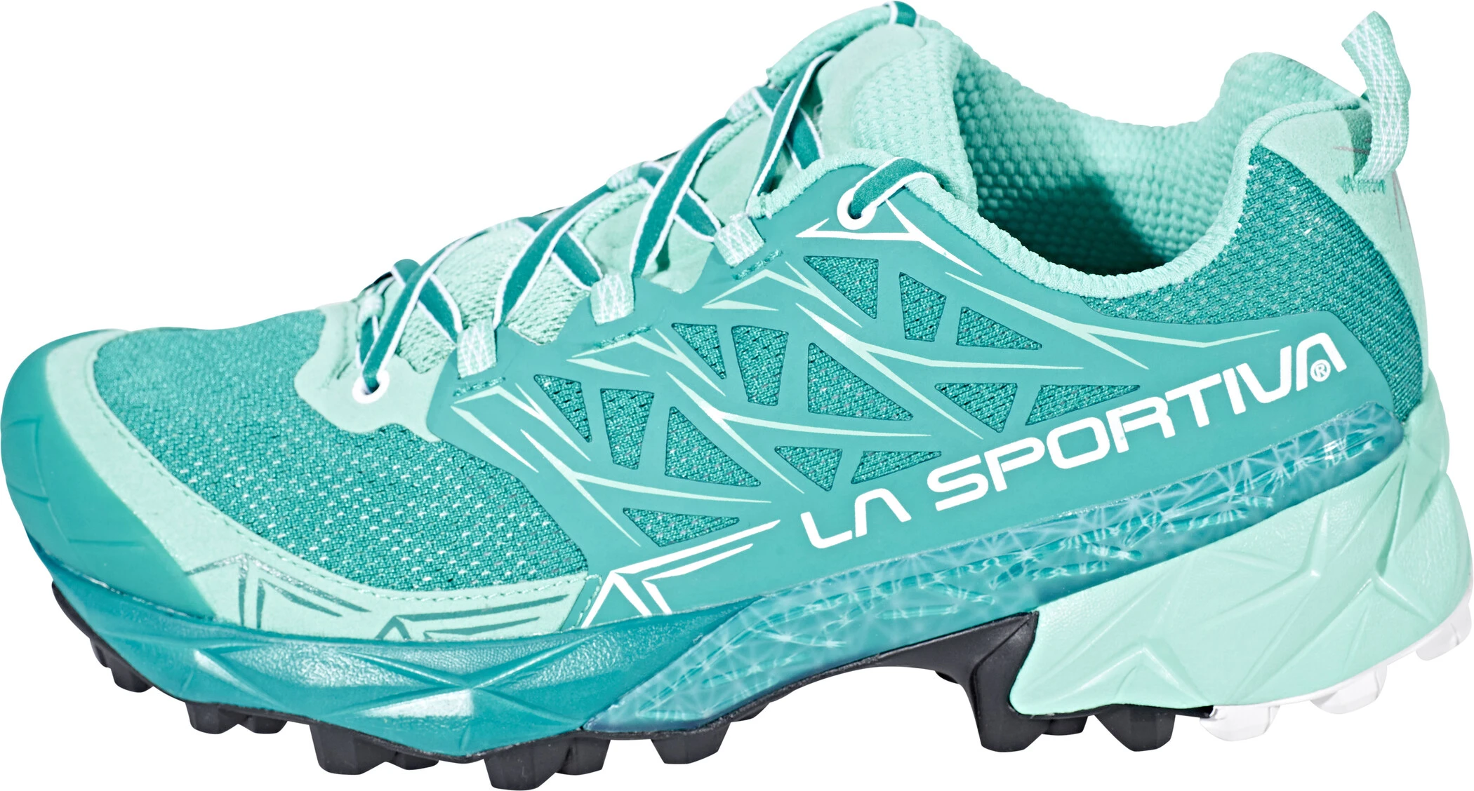 La Sportiva Akyra Hardloopschoenen Dames, Blauw/rood - Afbeelding 3