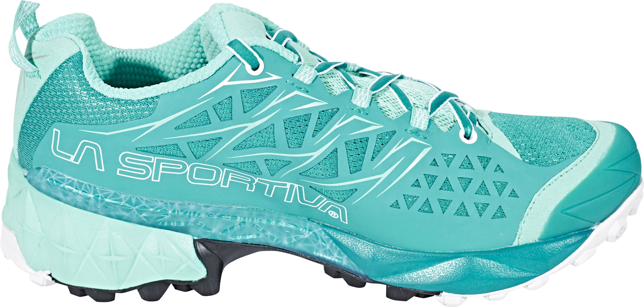 La Sportiva Akyra Hardloopschoenen Dames, Blauw/rood - Afbeelding 4