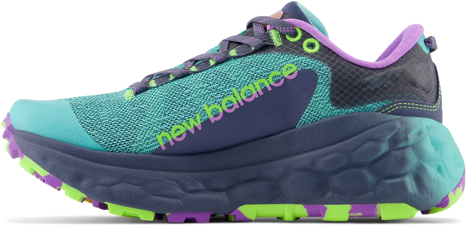 New Balance Fresh Foam X More Trail V2 Running Shoes Women, Turquoise/grijs - Afbeelding 2