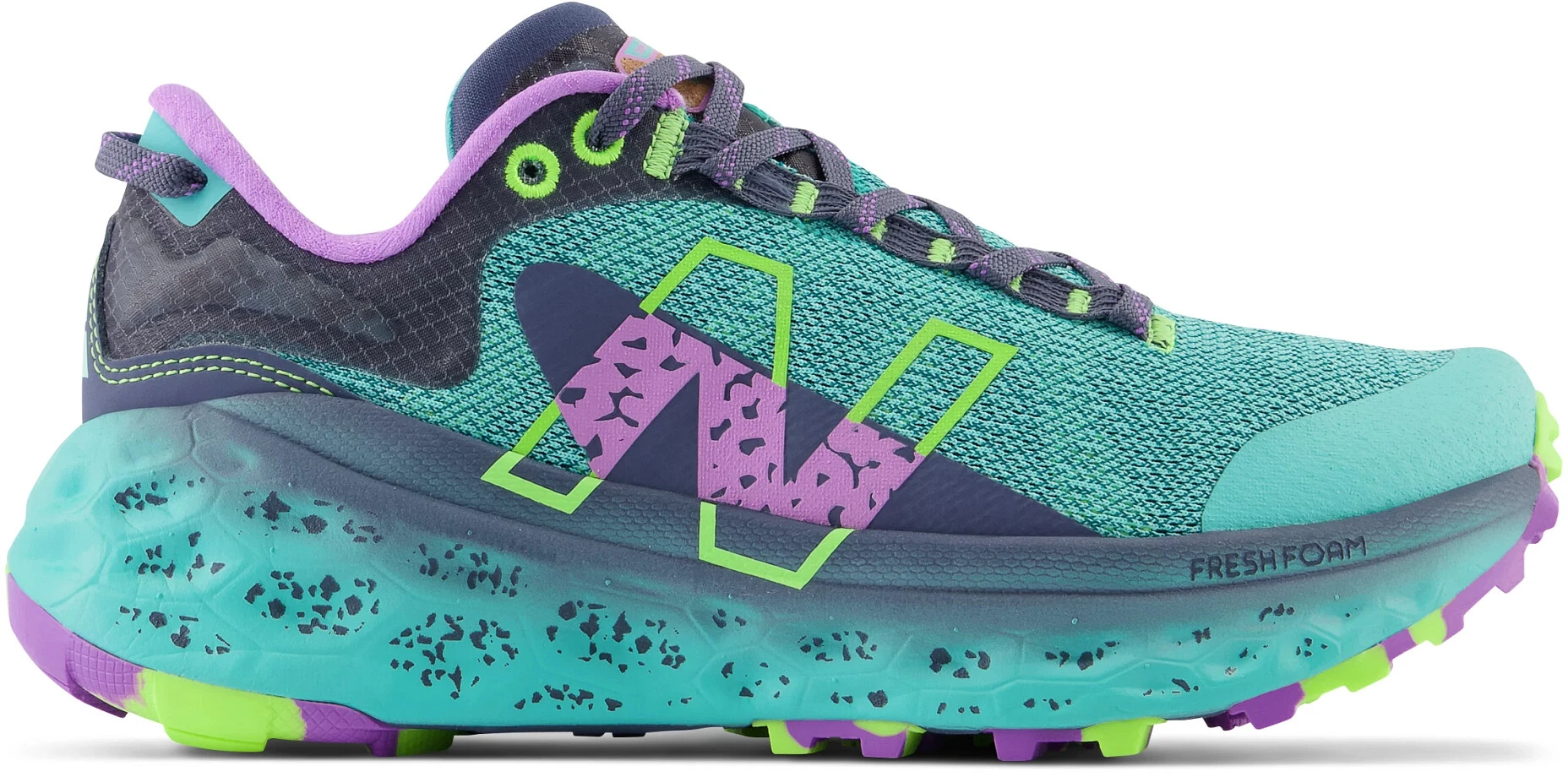 New Balance Fresh Foam X More Trail V2 Running Shoes Women, Turquoise/grijs - Afbeelding 3