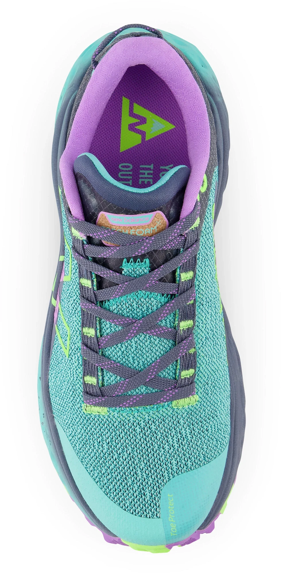 New Balance Fresh Foam X More Trail V2 Running Shoes Women, Turquoise/grijs - Afbeelding 4