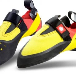 Ocun Rival Climbing Shoes Kids, Geel/zwart
