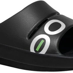 OOFOS Ooahh Sport Sandalen, Zwart