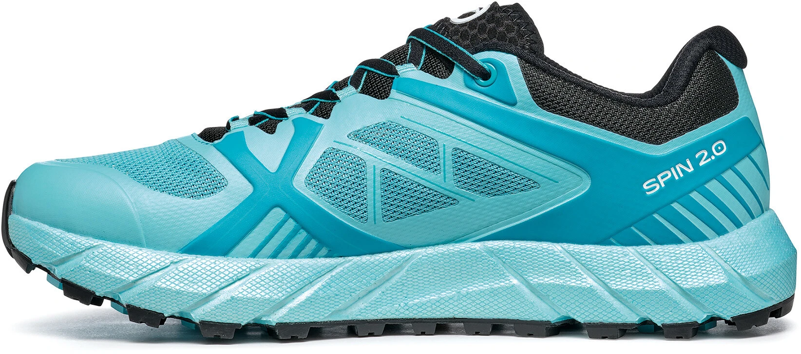 Scarpa Spin 2.0 Shoes Women, Turquoise/zwart - Afbeelding 2