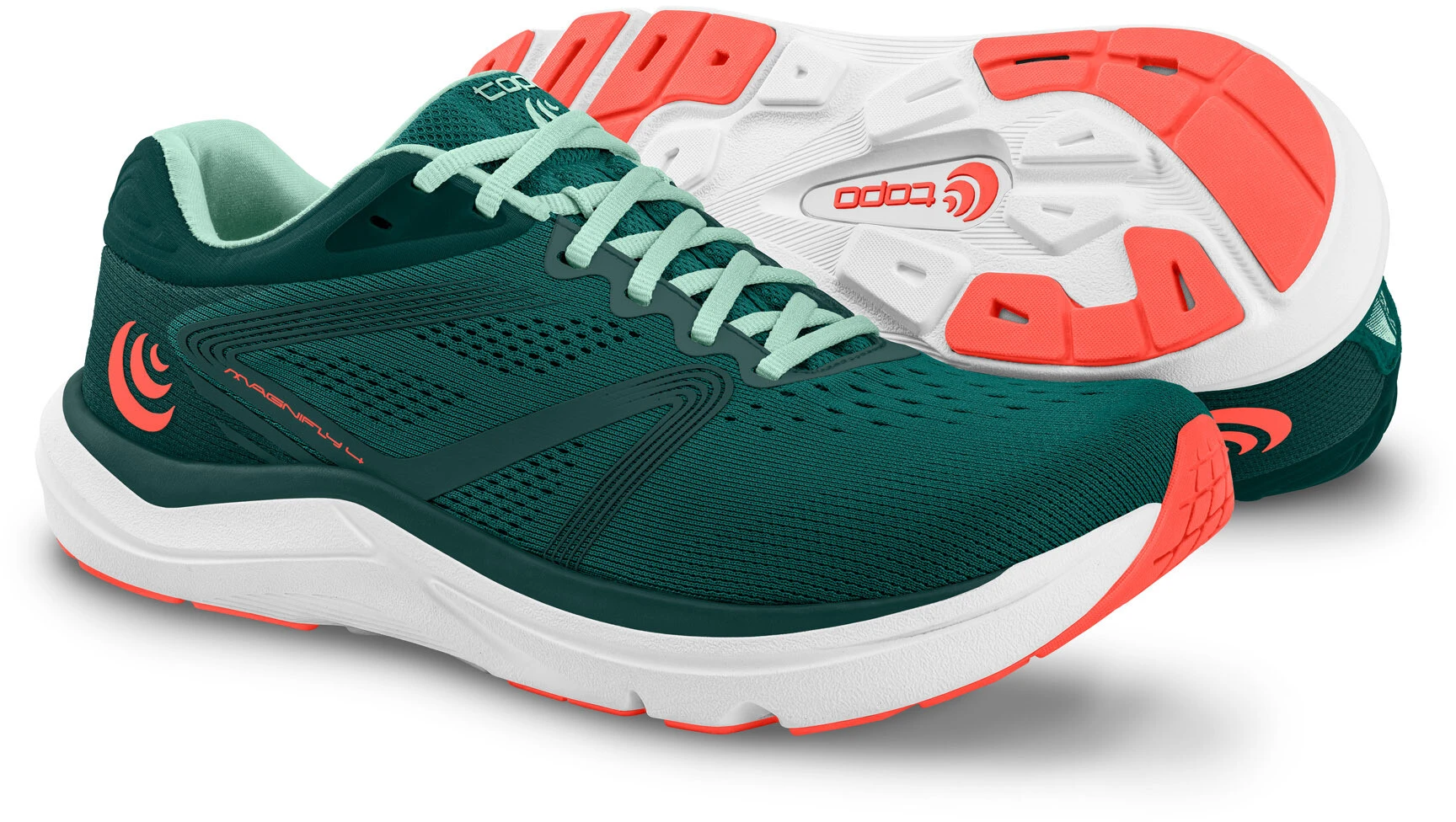 Topo Athletic Magnifly 4 Running Shoes Women, Petrol - Afbeelding 7