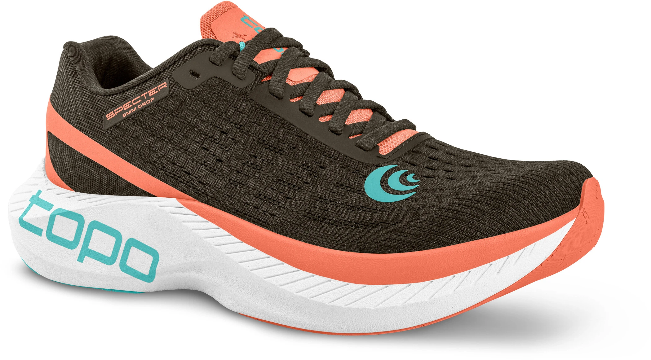 Topo Athletic Specter Running Shoes Women, Bruin/oranje